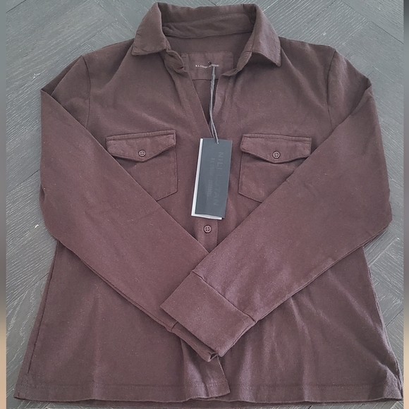 NWT Nili Lotan Liam Shirt - Picture 2 of 5